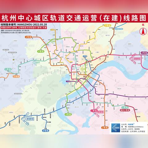 杭州地铁线路图最新解析